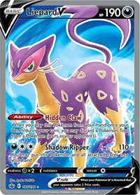 Liepard V (Full Art) (180/198) [SWSH06 Chilling Reign]