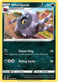 Whirlipede (106/198) [SWSH06 Chilling Reign]