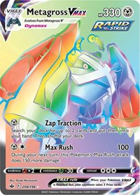 Metagross VMAX (Secret) (208/198) [SWSH06 Chilling Reign]