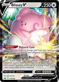 Blissey V (119/198) [SWSH06 Chilling Reign]