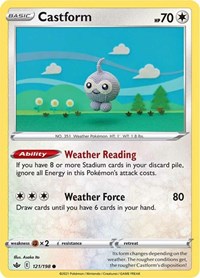 Castform (121/198) [SWSH06 Chilling Reign]