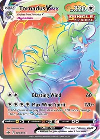 Tornadus VMAX (Secret) (209/198) [SWSH06 Chilling Reign]