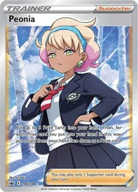 Peonia (Full Art) (196/198) [SWSH06 Chilling Reign]