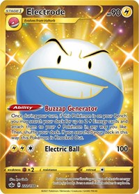 Electrode (Secret) (222/198) [SWSH06 Chilling Reign]
