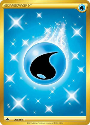 Water Energy (Secret) (231/198) [SWSH06 Chilling Reign]