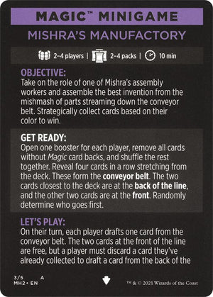 Magic Minigame: Mishra's Manufactory (3) [Modern Horizons 2]