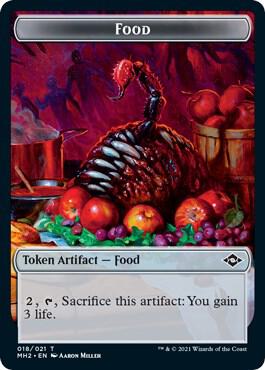 Food (018) // Construct Double-Sided Token (18 // 16) [Modern Horizons 2]