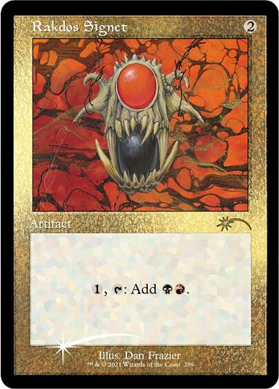 Rakdos Signet (Foil Etched) (289) [Secret Lair Drop]