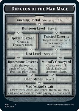 Dungeon of the Mad Mage // Goblin Double-Sided Token (20 // 12) [Adventures in the Forgotten Realms]