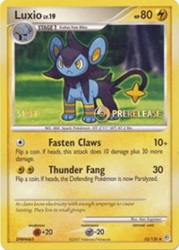 Luxio - 52/130 (Prerelease) [Staff] (52/130) [Nintendo Promos]
