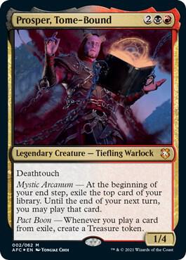 Prosper, Tome-Bound (Display Commander) - Thick Stock (2) [Forgotten Realms Commander]