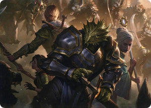 You Come to the Gnoll Camp Art Card (42) [Adventures in the Forgotten Realms Art Series]