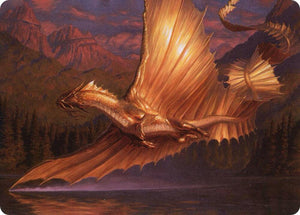 Adult Gold Dragon Art Card (58) [Adventures in the Forgotten Realms Art Series]