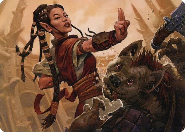 Half-Elf Monk Art Card (28) [Adventures in the Forgotten Realms Art Series]
