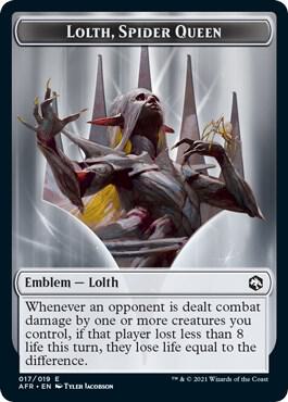 Emblem - Lolth, Spider Queen (17) [Adventures in the Forgotten Realms]