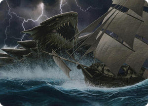 Dragon Turtle Art Card (10) [Adventures in the Forgotten Realms Art Series]