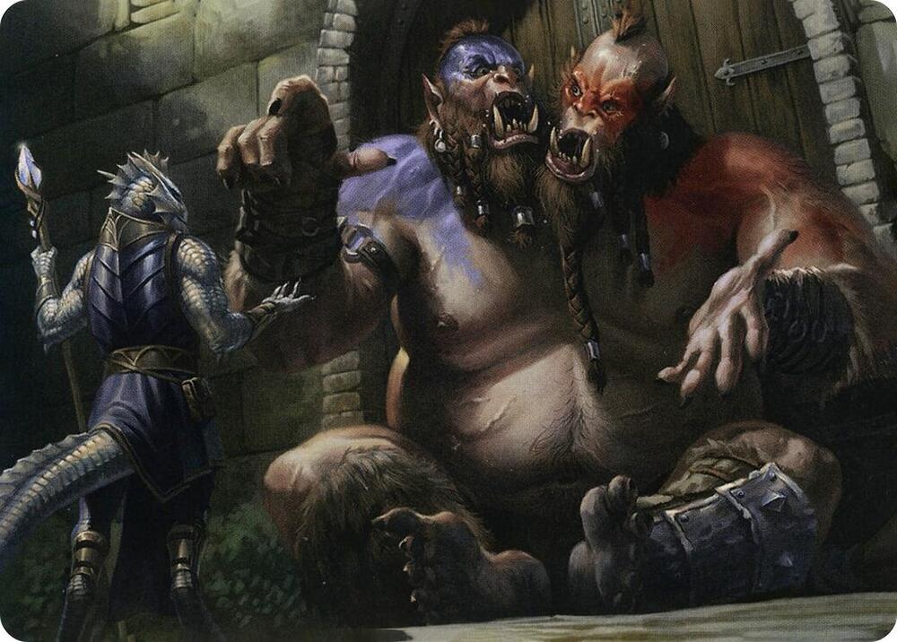 Ettin Art Card (13) [Adventures in the Forgotten Realms Art Series]