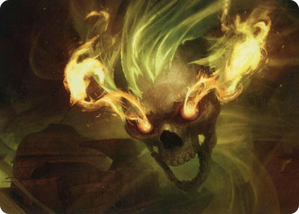 Flameskull Art Card (14) [Adventures in the Forgotten Realms Art Series]