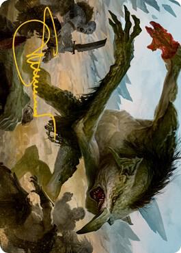 Troll Art Card (Gold-Stamped Signature) (21) [Adventures in the Forgotten Realms Art Series]