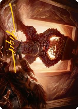 Xorn Art Card (Gold-Stamped Signature) (23) [Adventures in the Forgotten Realms Art Series]