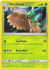 Decidueye - 11/149 (Water Web Holo) (011/149) [Miscellaneous Cards and Products]