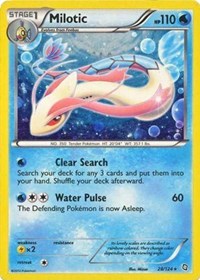 Milotic - 28/124 (Cosmos Holo) (028/124) [Blister Exclusives]