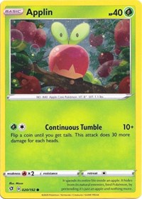 Applin - 020/192 (Cosmos Holo) (020/192) [Blister Exclusives]