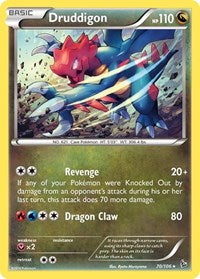 Druddigon - 70/106 (Flashfire) (070/106) [Deck Exclusives]