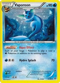 Vaporeon - 22/98 (Cosmos Holo) (022/098) [Miscellaneous Cards and Products]