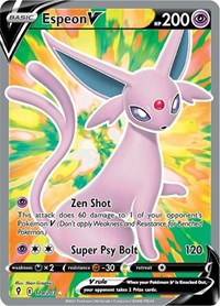 Espeon V (Full Art) (179/203) [SWSH07 Evolving Skies]