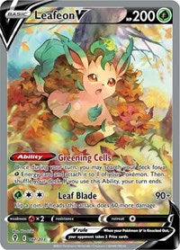 Leafeon V (Alternate Full Art) (167/203) [SWSH07 Evolving Skies]