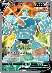 Golurk V (Full Art) (181/203) [SWSH07 Evolving Skies]