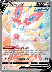 Sylveon V (Full Art) (183/203) [SWSH07 Evolving Skies]
