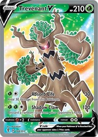 Trevenant V (Full Art) (168/203) [SWSH07 Evolving Skies]