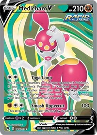 Medicham V (Full Art) (185/203) [SWSH07 Evolving Skies]