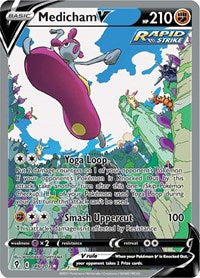 Medicham V (Alternate Full Art) (186/203) [SWSH07 Evolving Skies]