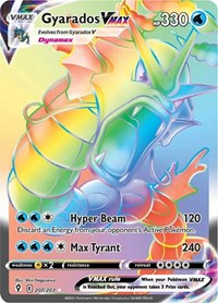 Gyarados VMAX (Secret) (207/203) [SWSH07 Evolving Skies]