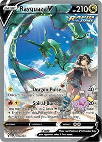 Rayquaza V (Alternate Full Art) (194/203) [SWSH07 Evolving Skies]