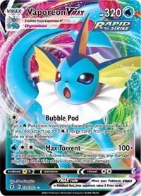 Vaporeon VMAX (030/203) [SWSH07 Evolving Skies]