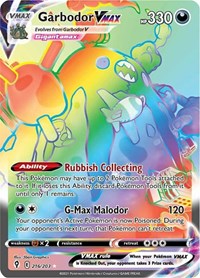 Garbodor VMAX (Secret) (216/203) [SWSH07 Evolving Skies]
