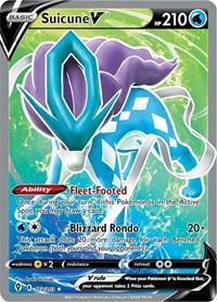 Suicune V (Full Art) (173/203) [SWSH07 Evolving Skies]