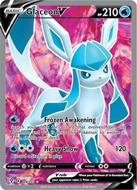 Glaceon V (Full Art) (174/203) [SWSH07 Evolving Skies]