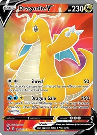 Dragonite V (Full Art) (191/203) [SWSH07 Evolving Skies]