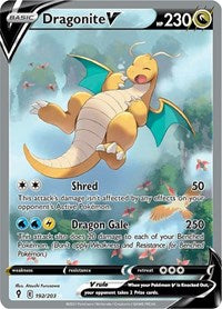 Dragonite V (Alternate Full Art) (192/203) [SWSH07 Evolving Skies]