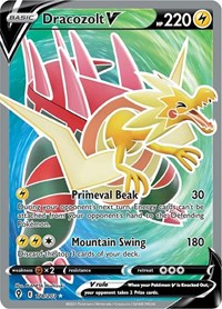 Dracozolt V (Full Art) (178/203) [SWSH07 Evolving Skies]
