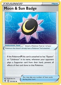 Moon & Sun Badge (151/203) [SWSH07 Evolving Skies]
