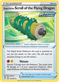 Rapid Strike Scroll of the Flying Dragon (153/203) [SWSH07 Evolving Skies]