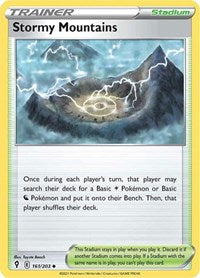 Stormy Mountains (161/203) [SWSH07 Evolving Skies]