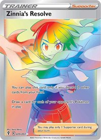 Zinnia's Resolve (Secret) (225/203) [SWSH07 Evolving Skies]