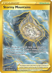 Stormy Mountains (Secret) (232/203) [SWSH07 Evolving Skies]